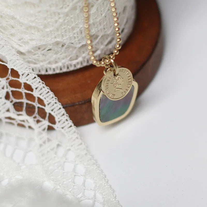 Shell Portrait Necklace