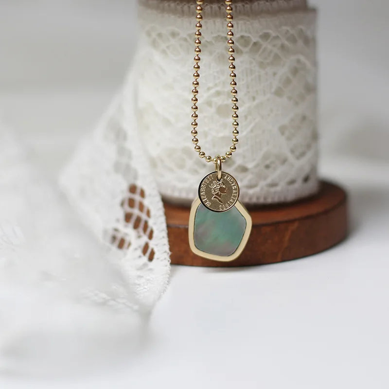 Shell Portrait Necklace