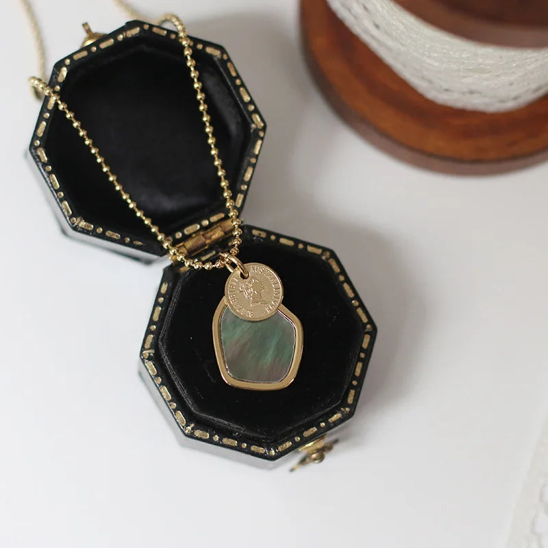 Shell Portrait Necklace