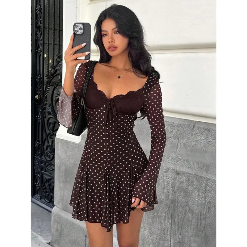 Polka Dot Mini Dress