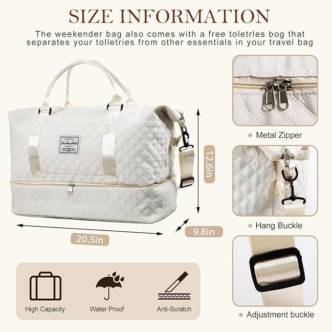 VoyageQuilt – Travel Duffel Bag