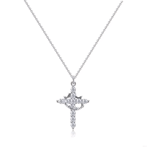Crown Cross Necklace