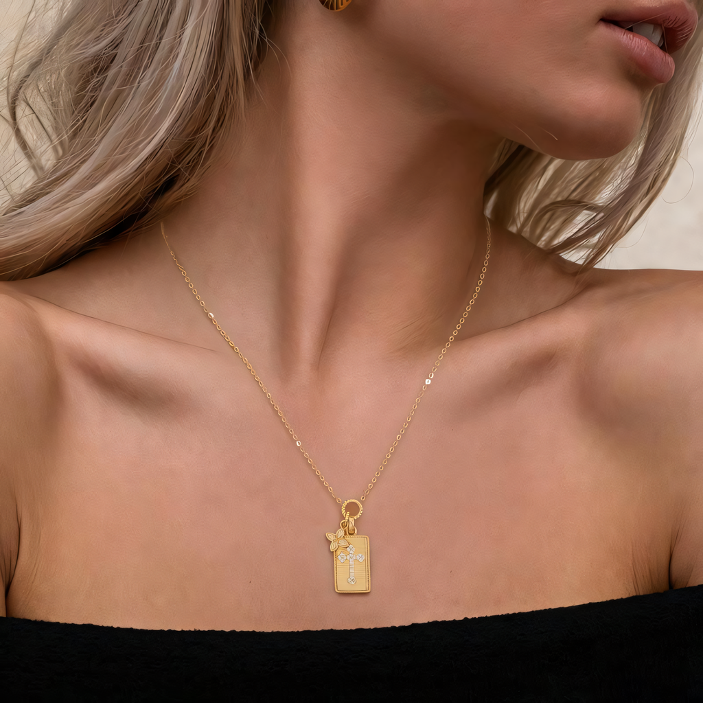 The Radiant Cross Necklace