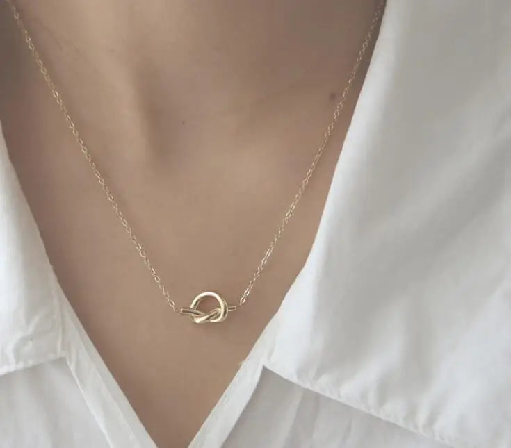 Heart Knot Necklace