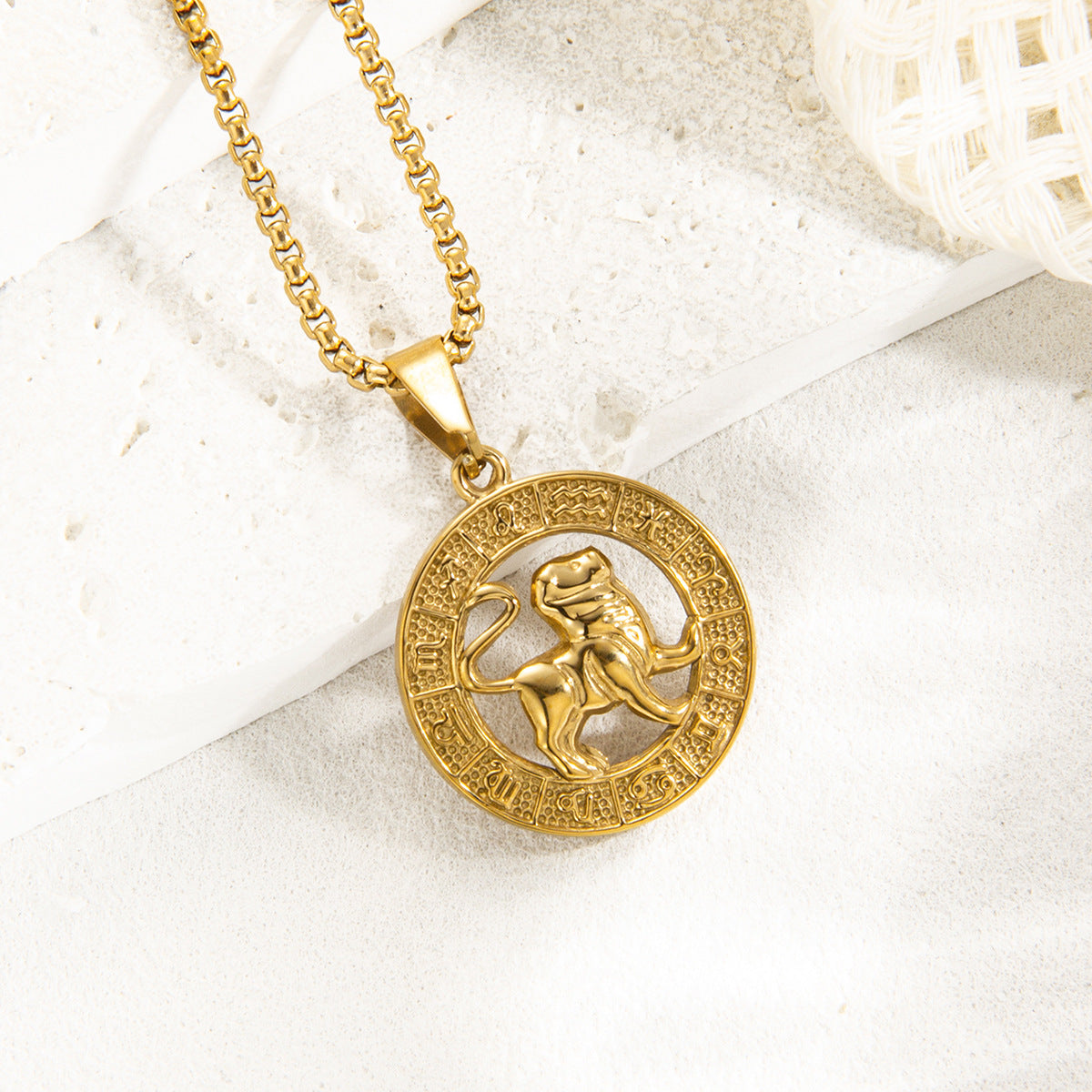 Zodiac Medallion Necklace