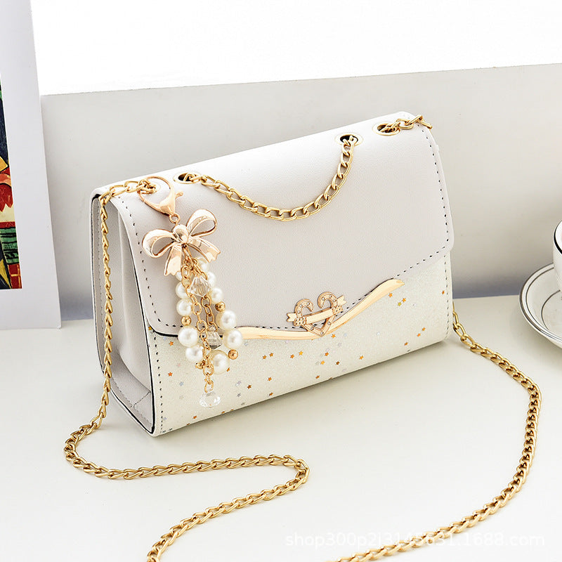 Sweetheart Pearl Charm Bag