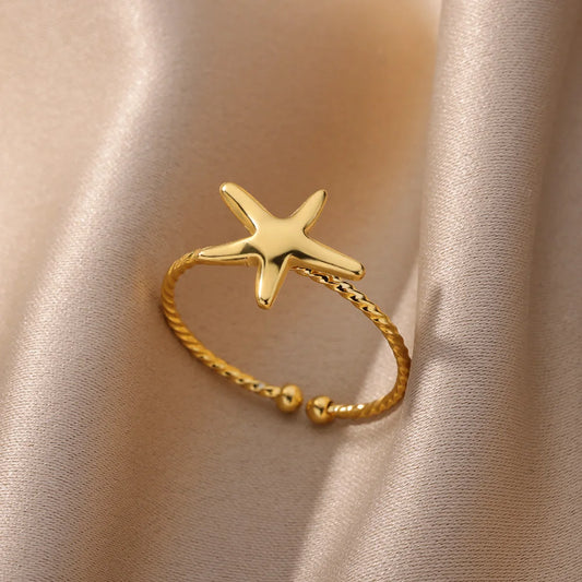 Open Starfish Ring