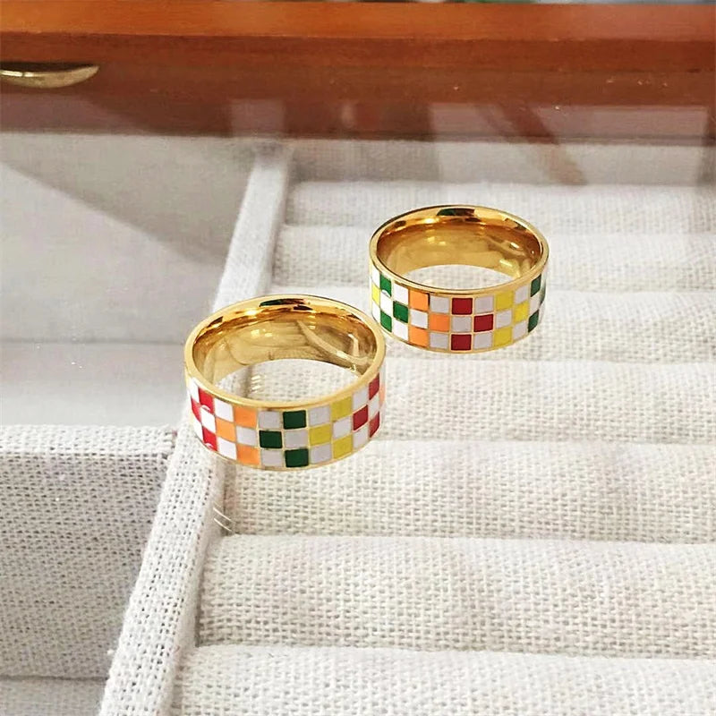 Colorful Tile Ring