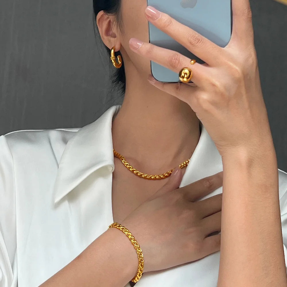 Trendy Fashion Jewelry Set