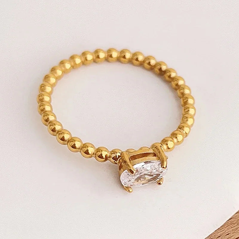 Oval Ball Ring