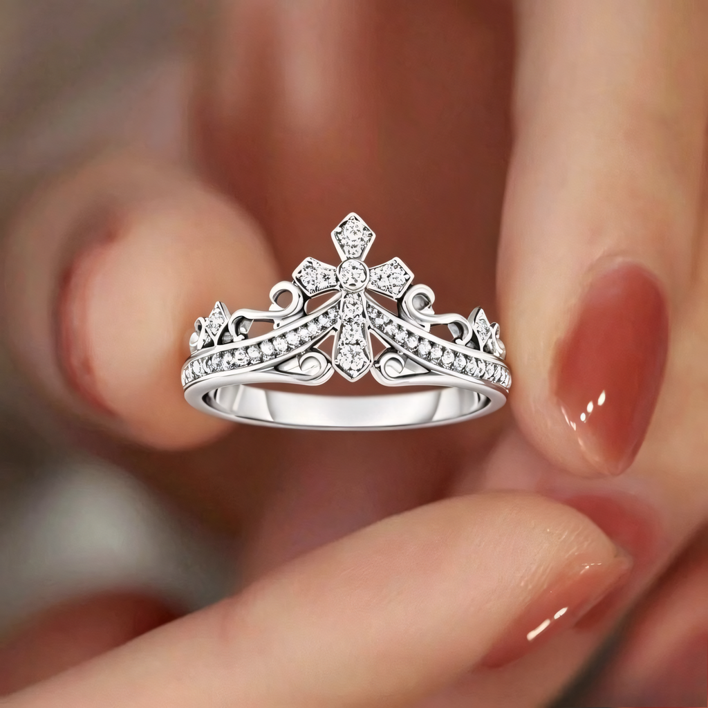 Regal Cross Ring
