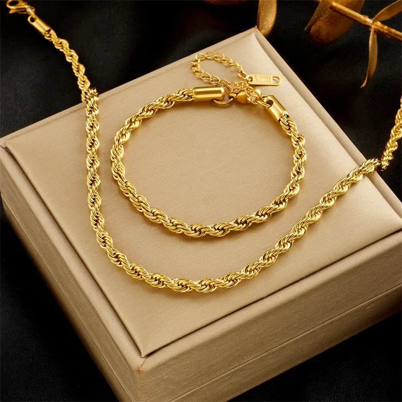 Simple Rope Chain Set – Huenaut