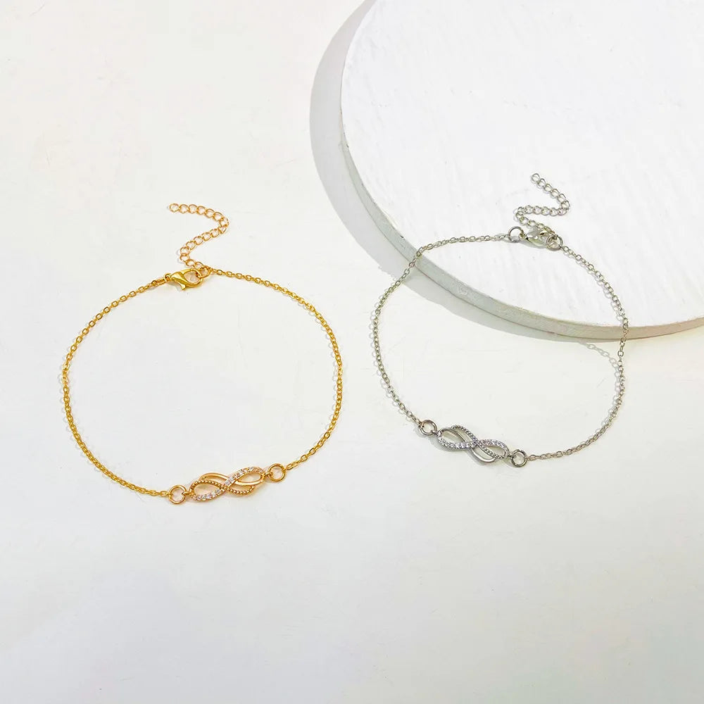 Dual Infinity Bracelet/Anklet