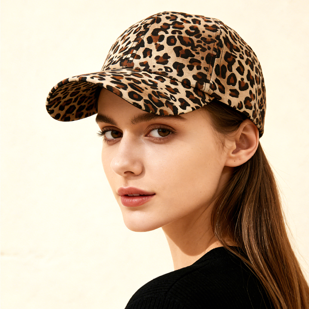 2 PACK Trendy Leopard Print Cap