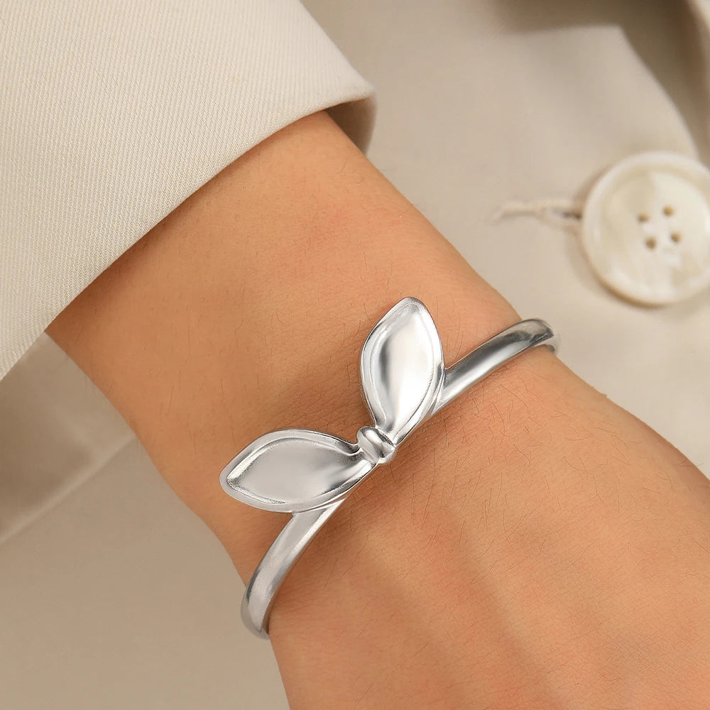 Bow Flower Cuff