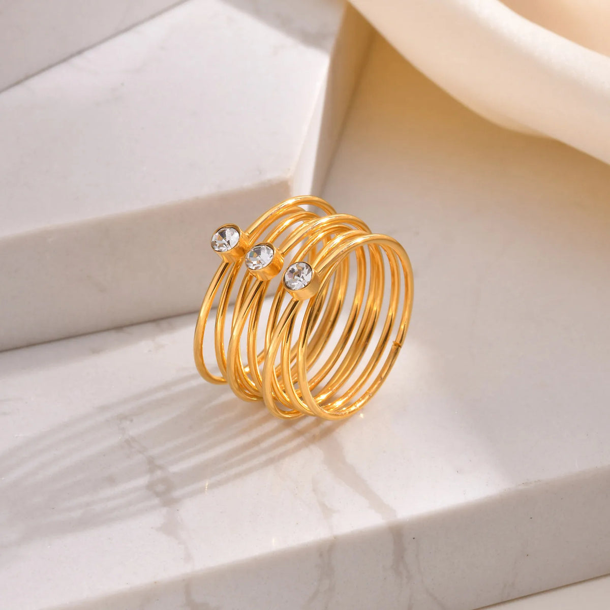 Multilayer Rings Multilayer Line Ring – Huenaut