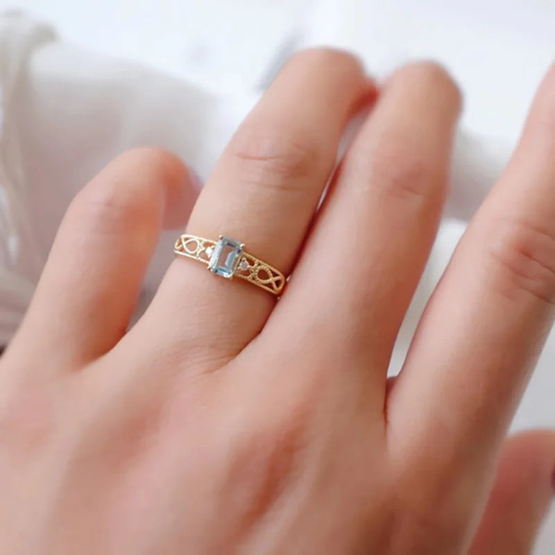 Elegant Infinity Gem Ring