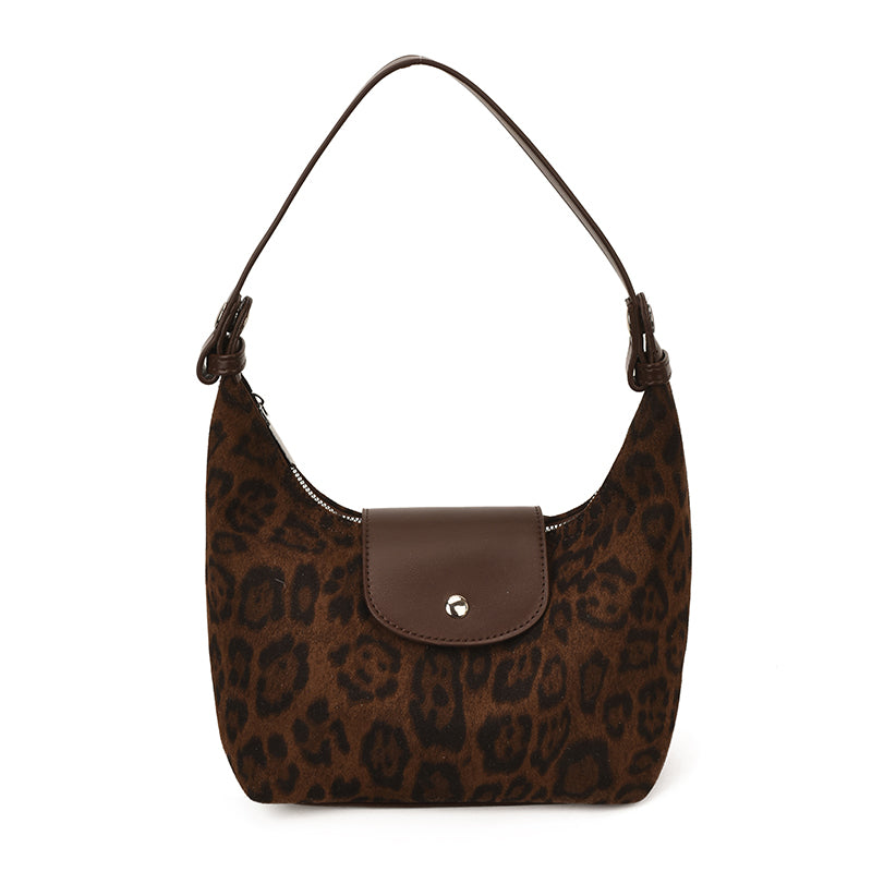 Suede Hobo Shoulder Bag