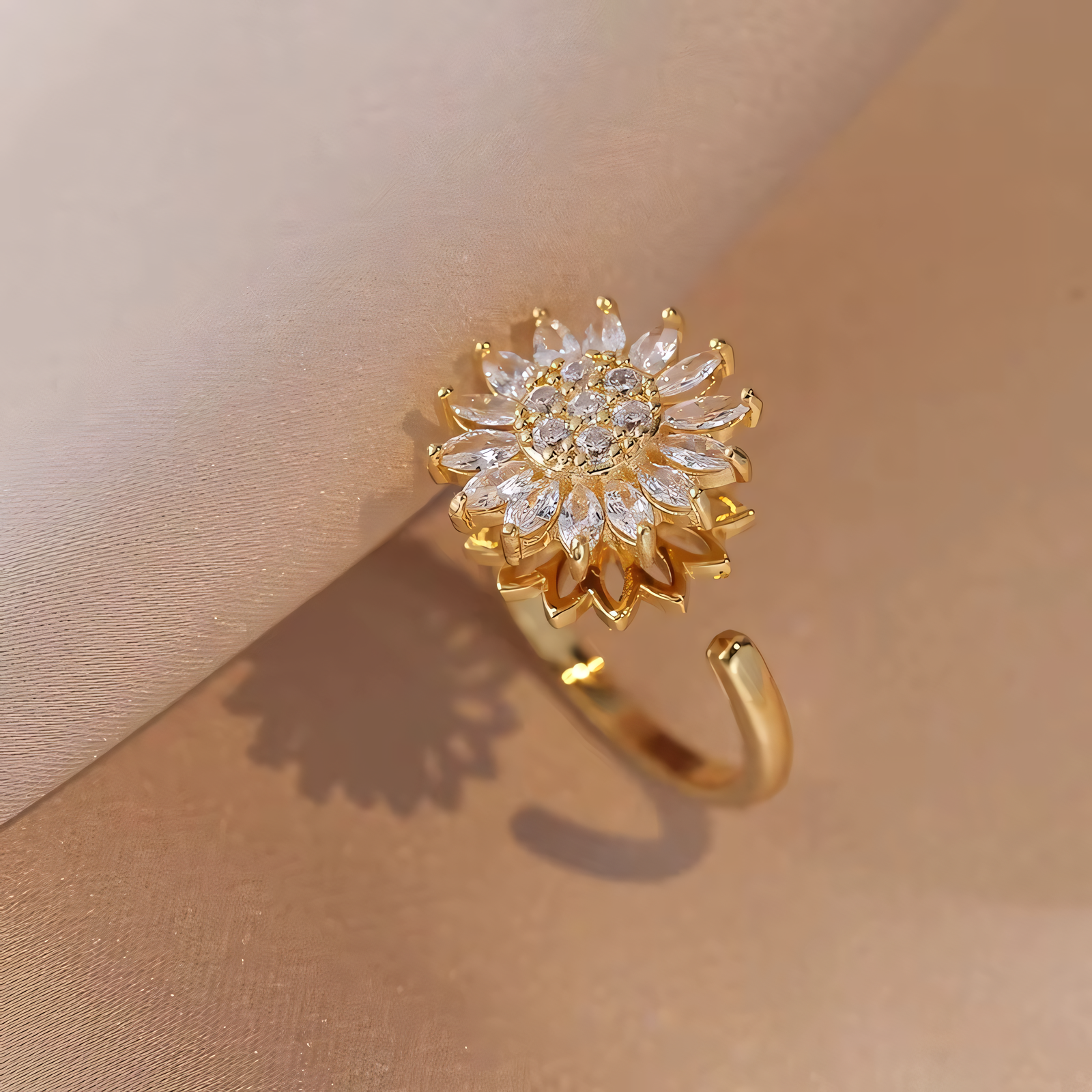 5PC Rotatable Diamond Sunflower Set