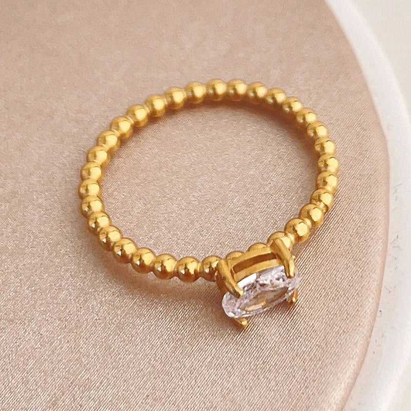 Oval Ball Ring