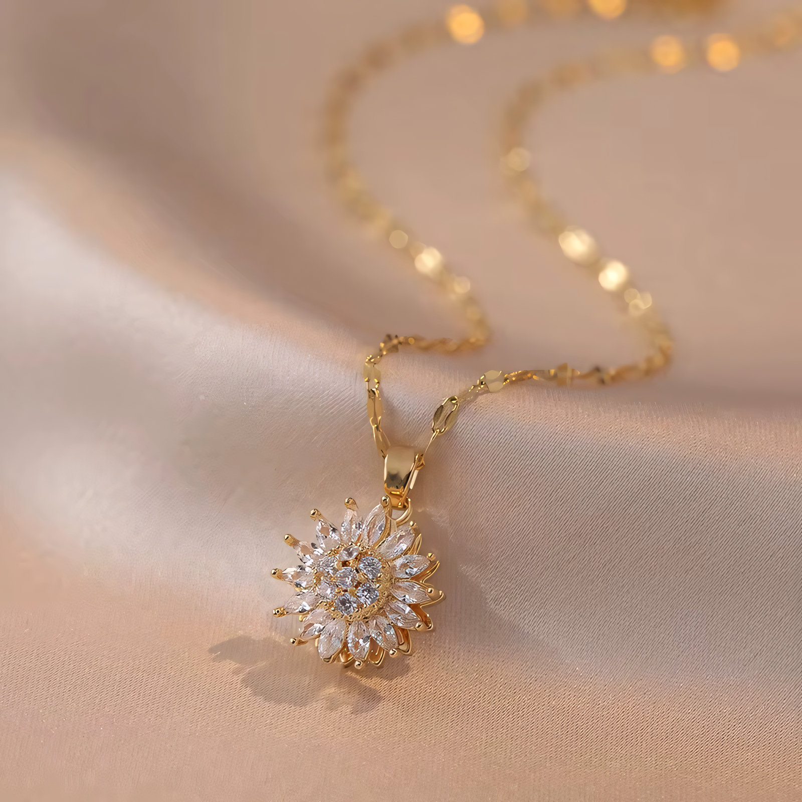5PC Rotatable Diamond Sunflower Set