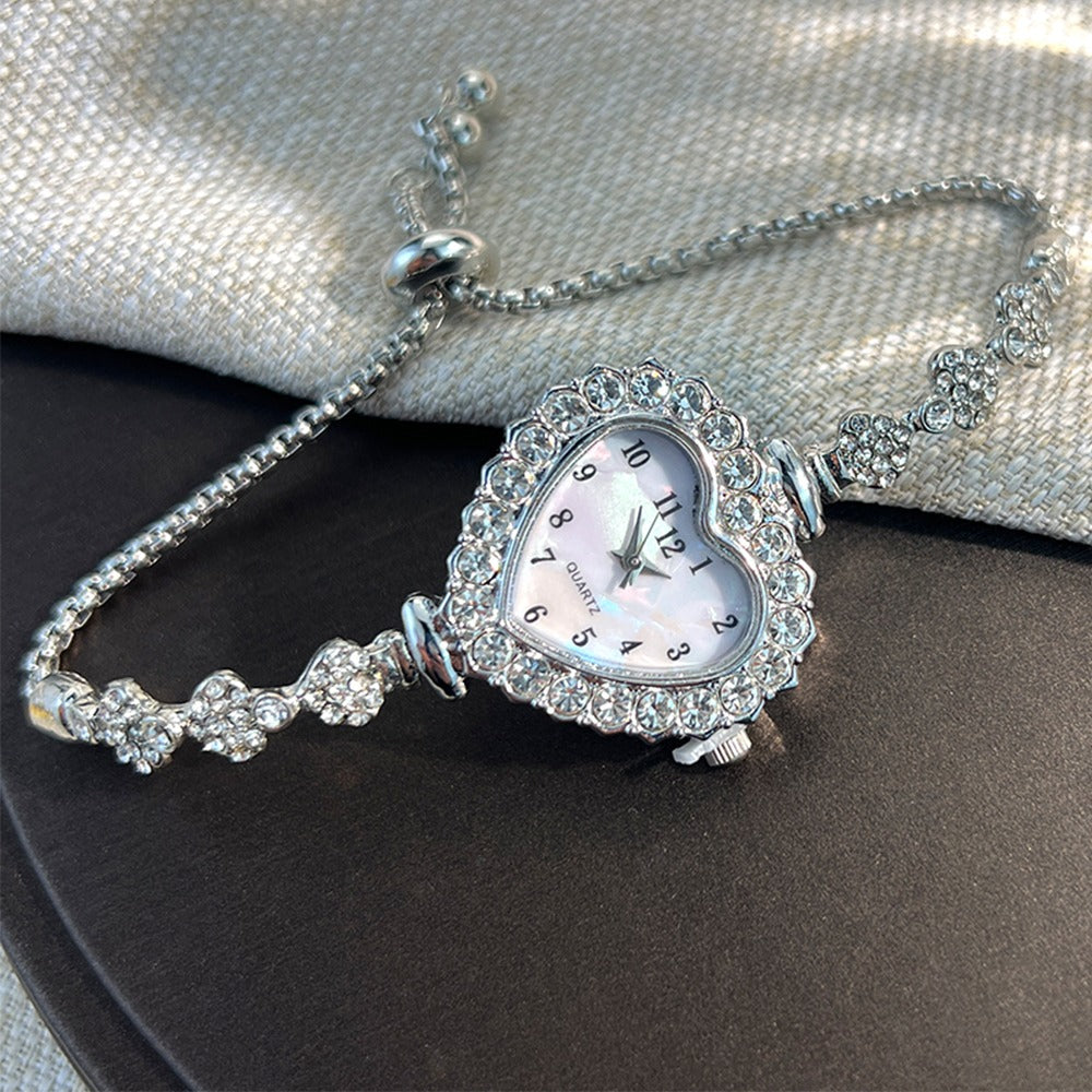 Heart Rhinestone Watch