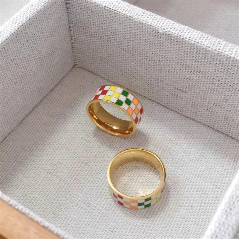 Colorful Tile Ring