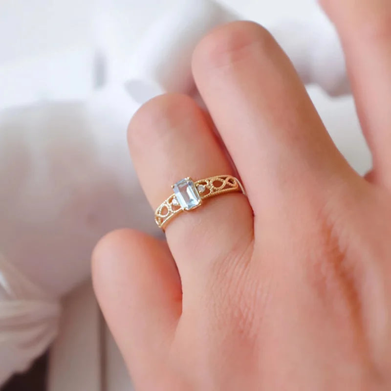 Elegant Infinity Gem Ring