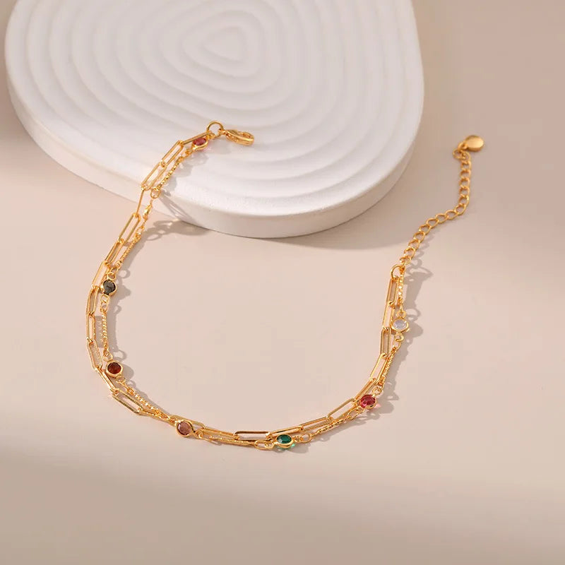 18k Double Layer Candy Bracelet