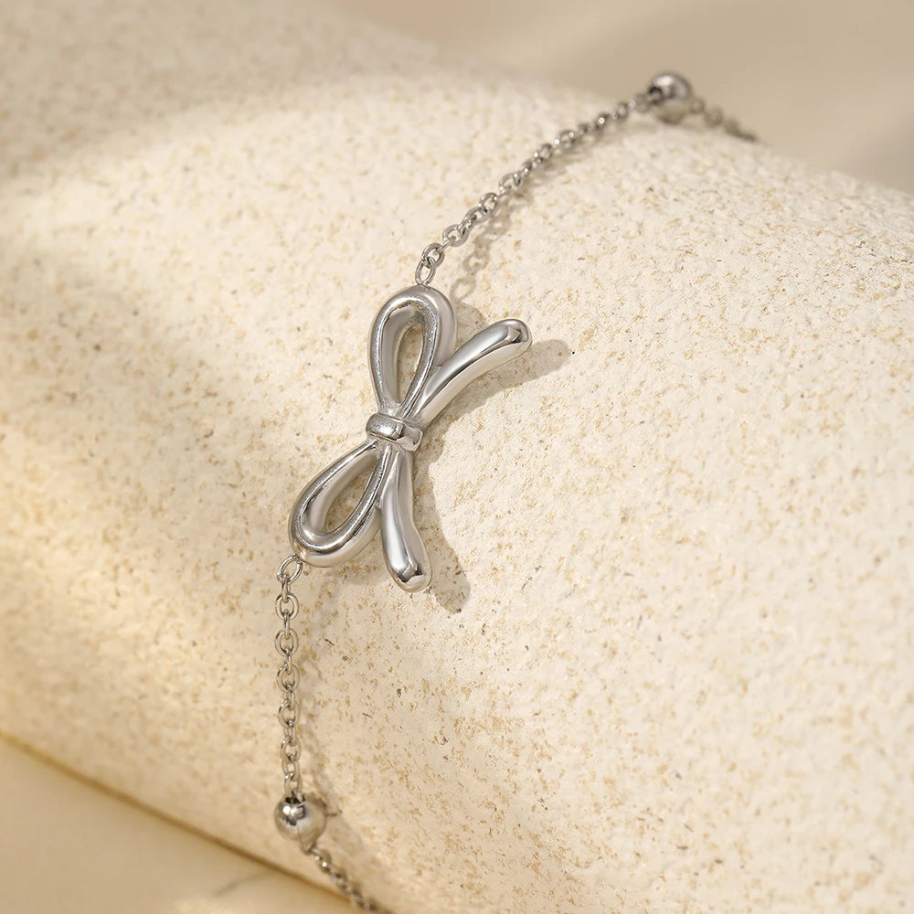 Cute Bow Chain Bracelet