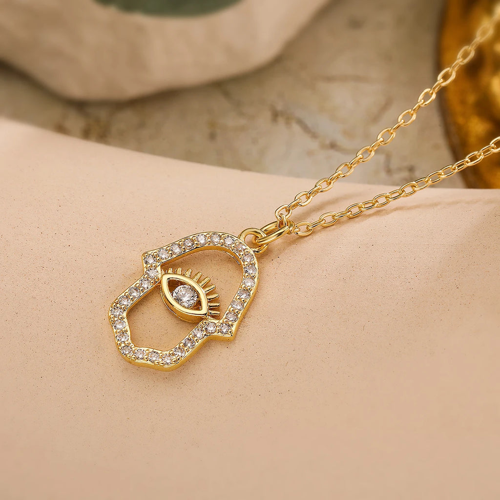 Lucky Fashion Evil Eye Pendant Necklace