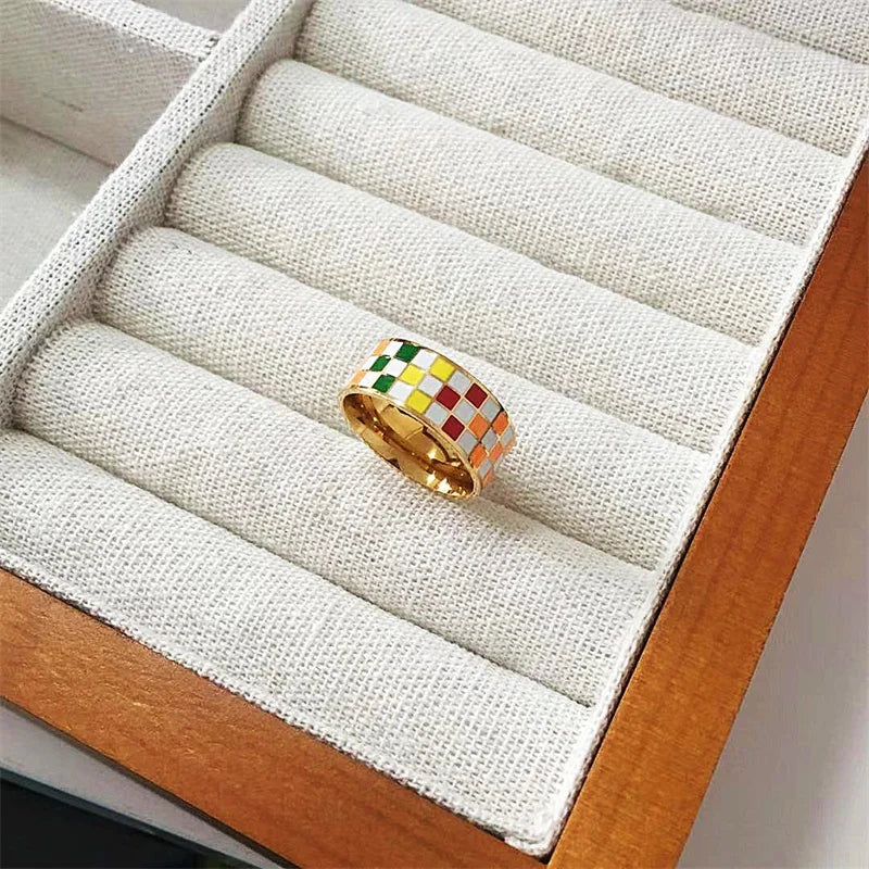 Colorful Tile Ring