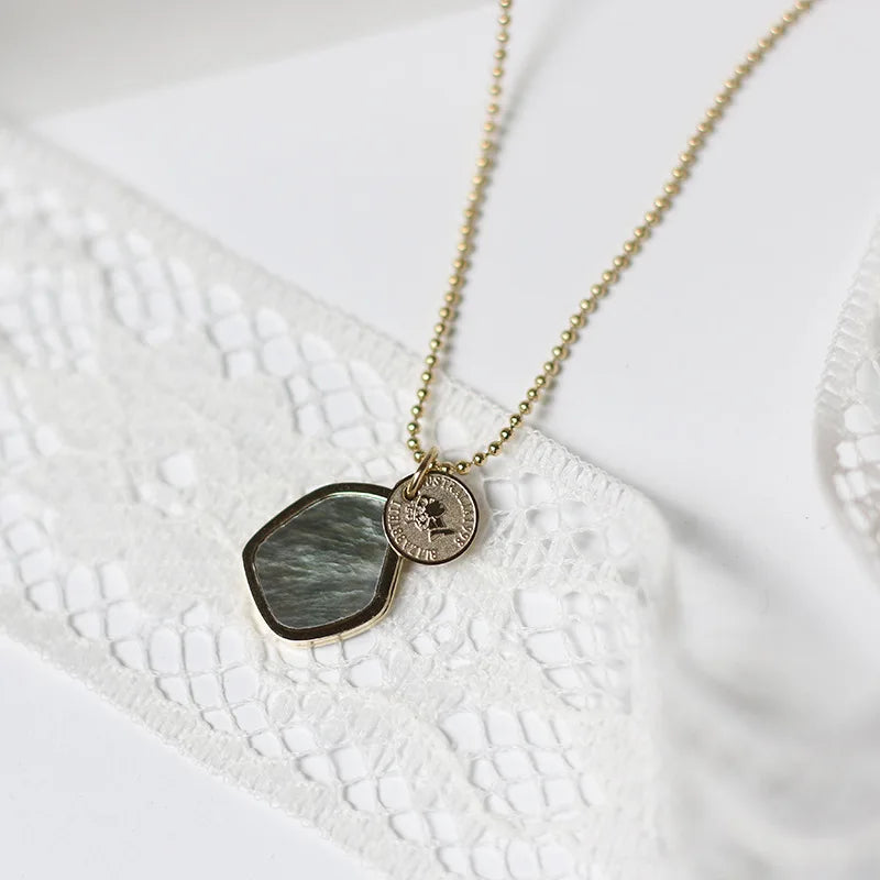 Shell Portrait Necklace