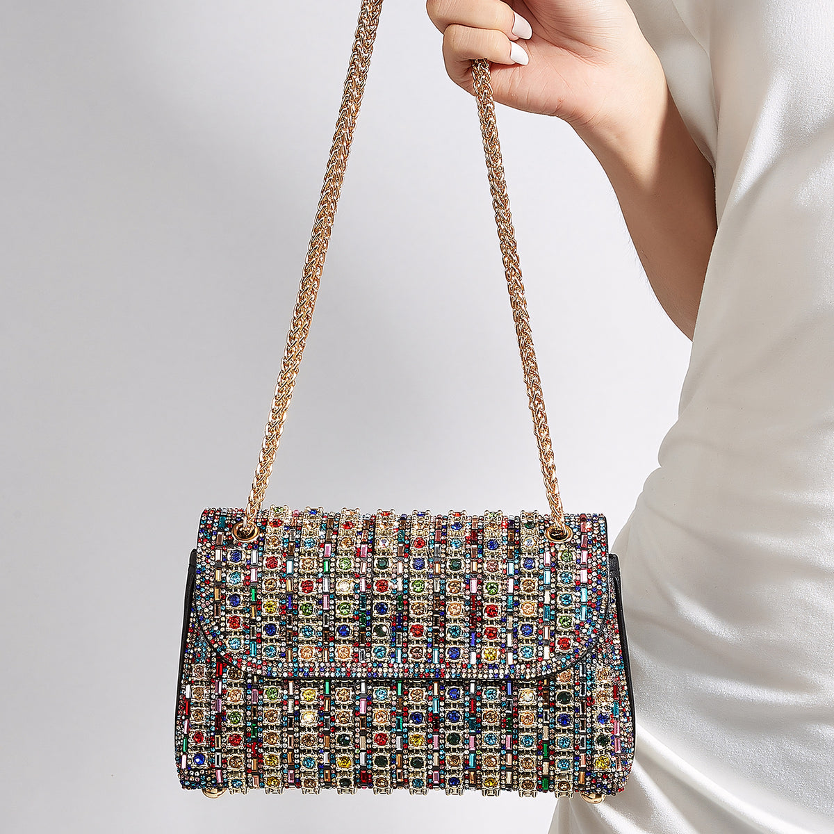 Mosaic Jewel Evening Bag