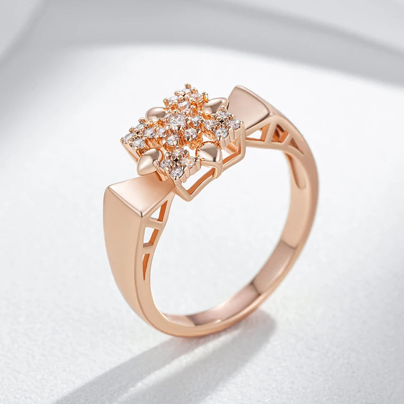 Floral Square Ring