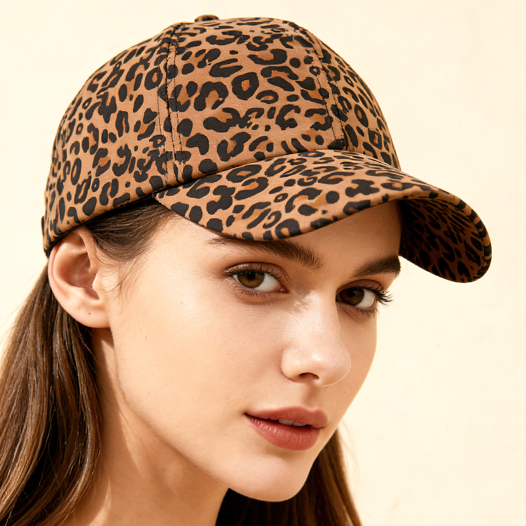 2 PACK Trendy Leopard Print Cap