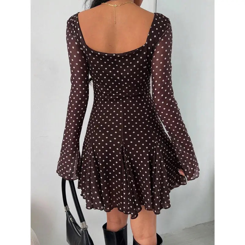 Polka Dot Mini Dress