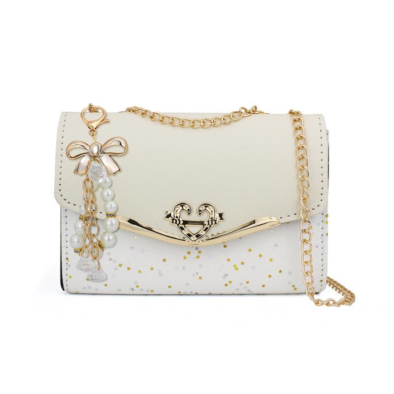 Sweetheart Pearl Charm Bag