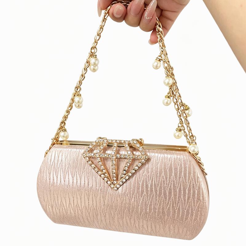 Diamond Clasp Evening Clutch