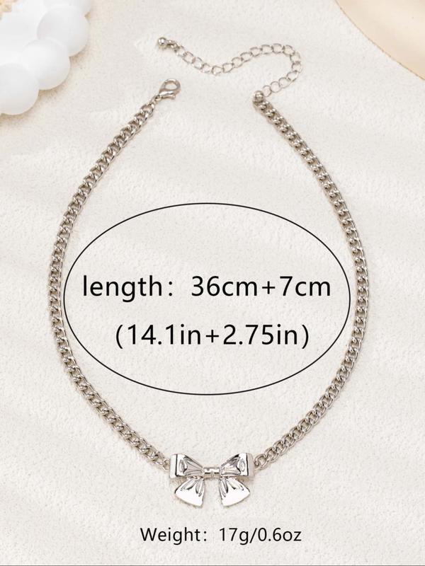 Bow Chain Necklace