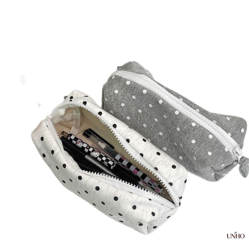 Polka Dot Fabric Makeup Bag