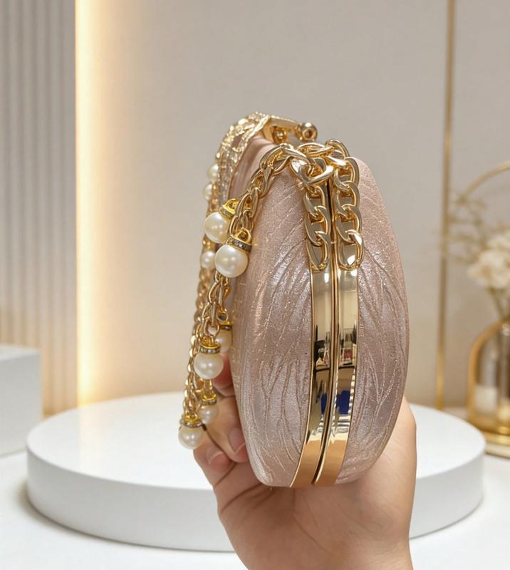 Diamond Clasp Evening Clutch