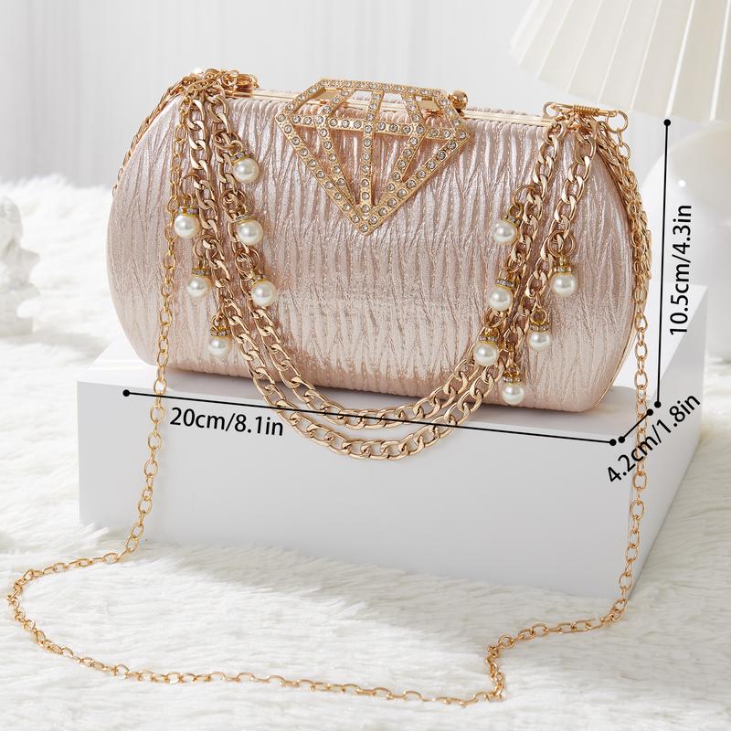 Diamond Clasp Evening Clutch