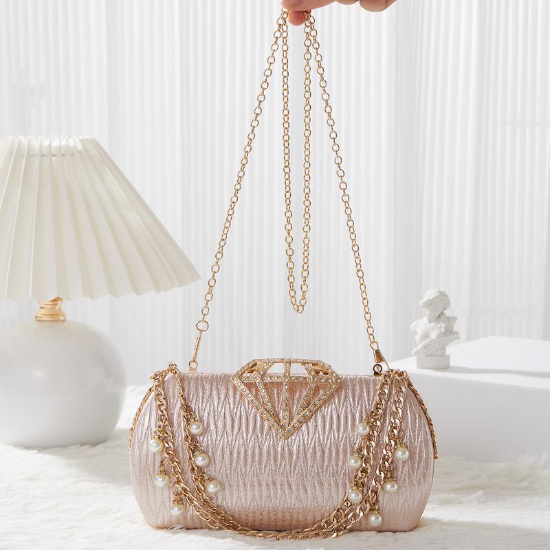 Diamond Clasp Evening Clutch