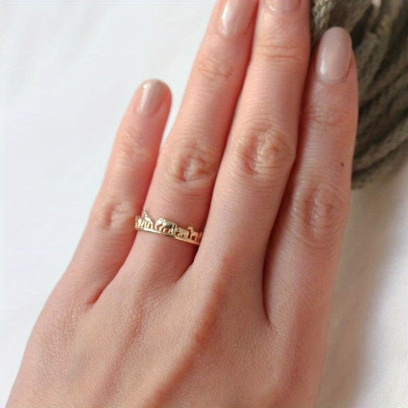 18k Cute Animal Ring