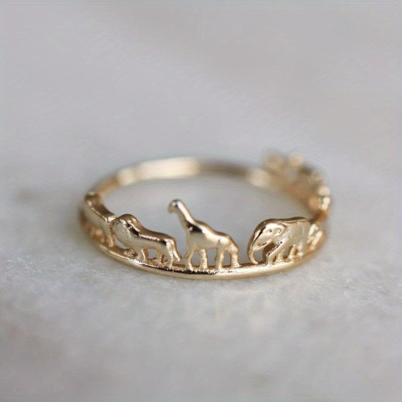 18k Cute Animal Ring