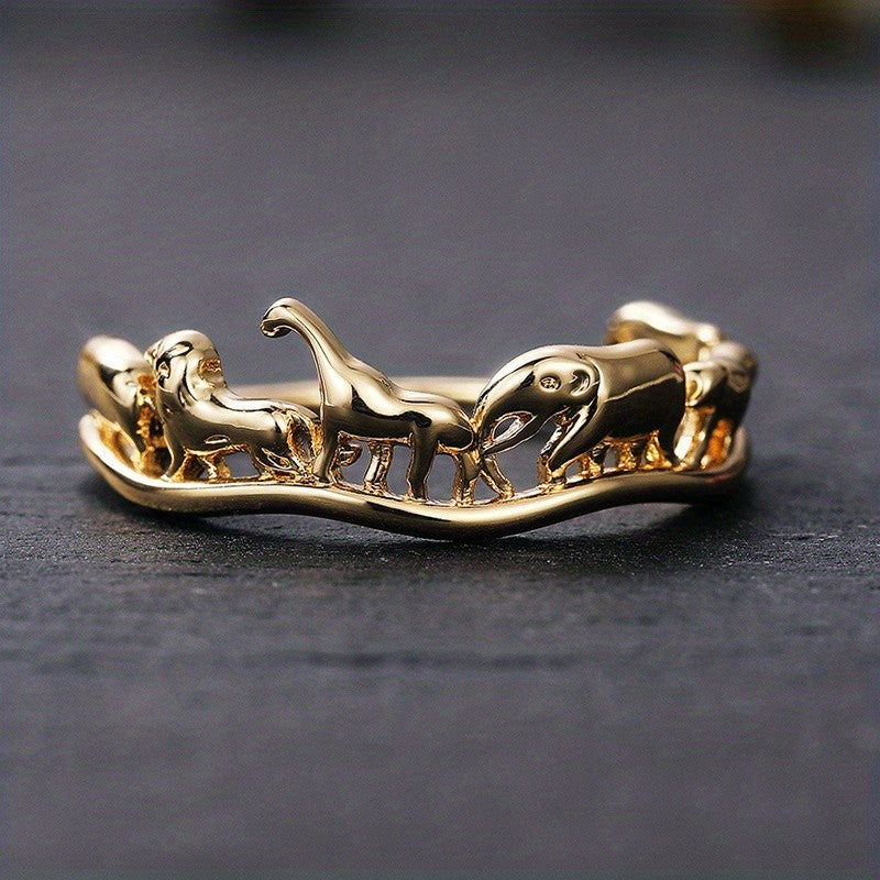 18k Cute Animal Ring
