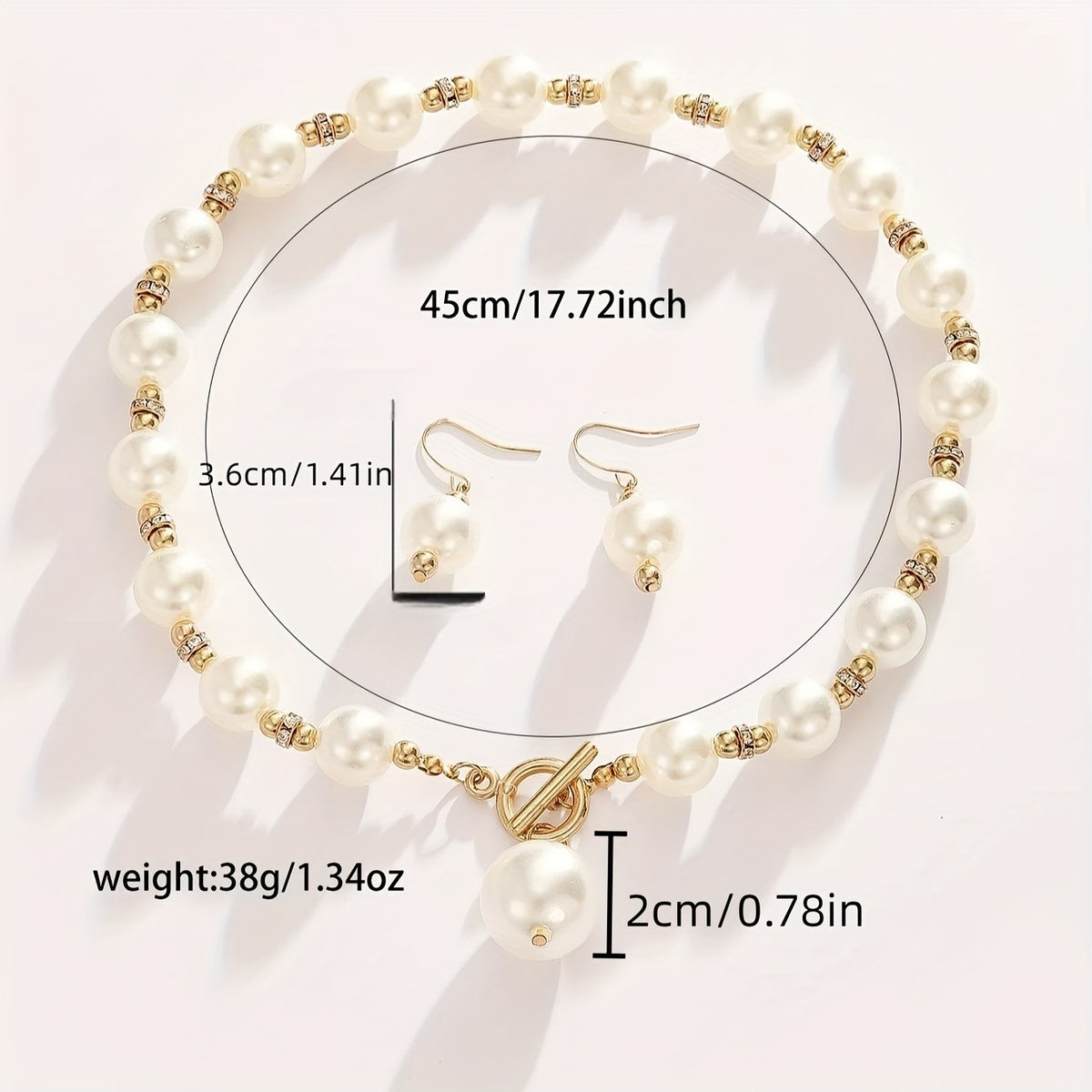 Elegant Pearl Toggle Necklace