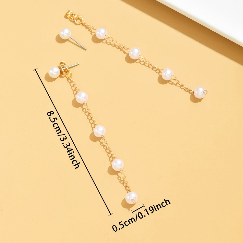Elegant Pearl Drop Earrings