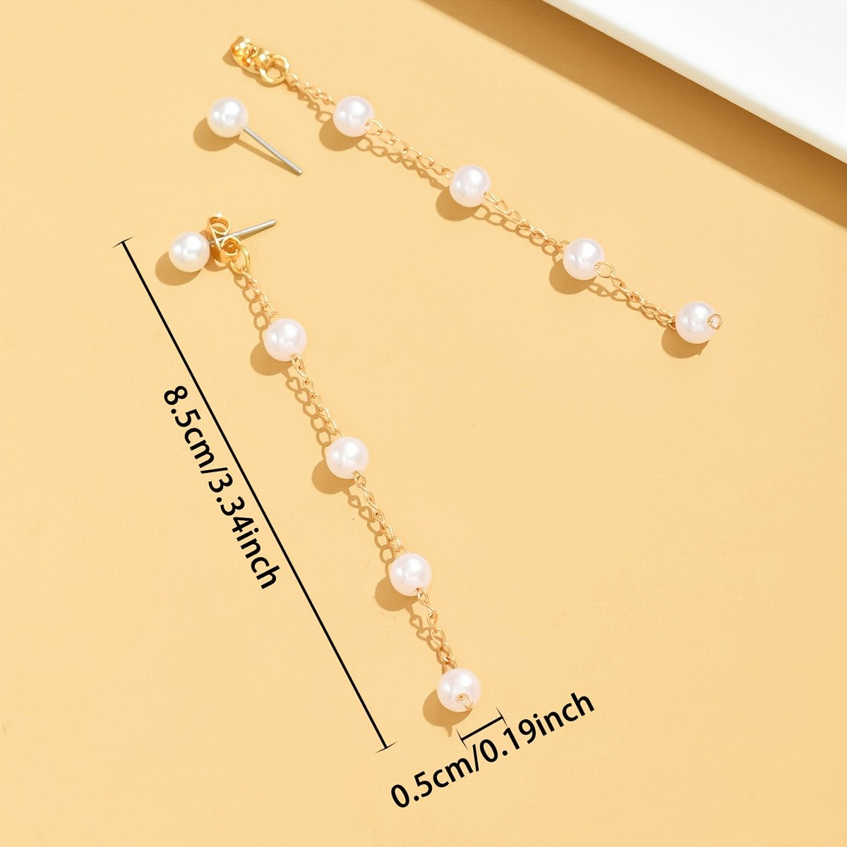 Elegant Pearl Drop Earrings